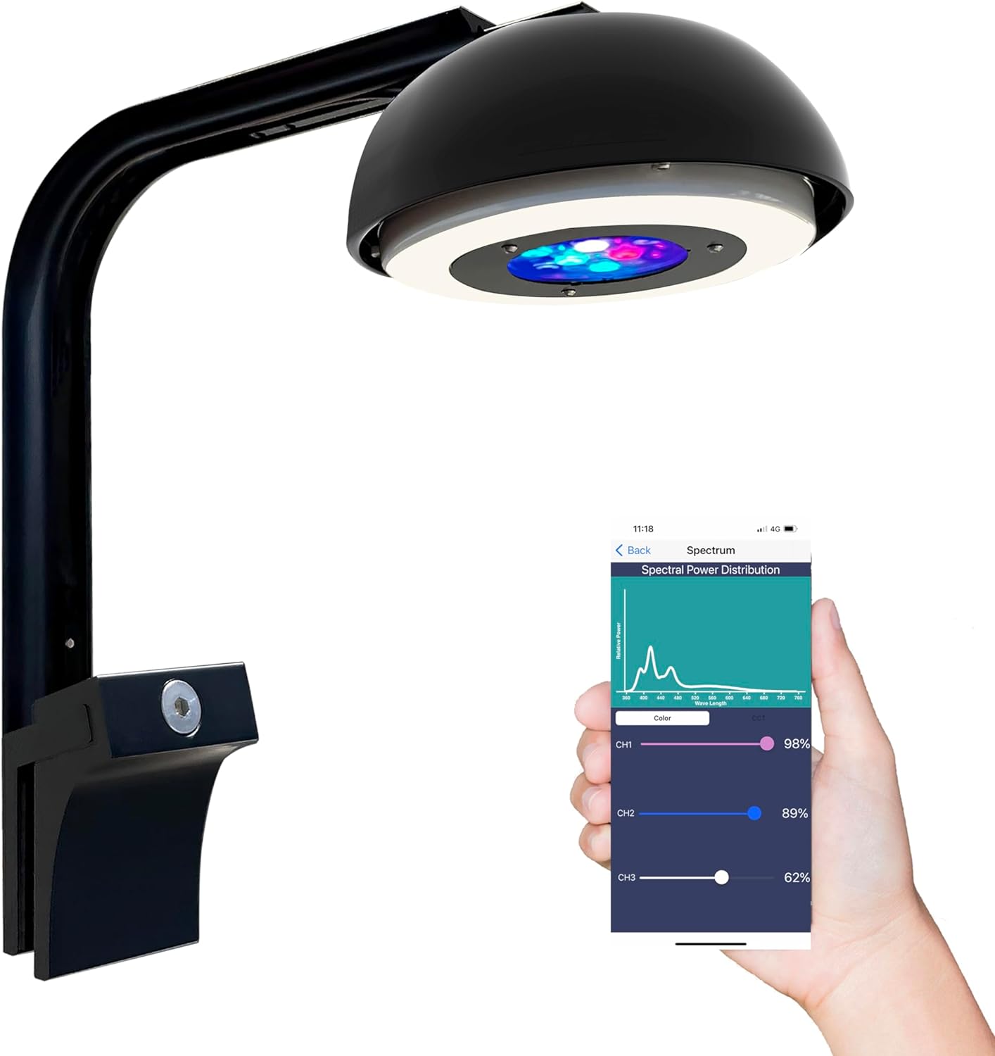 Marine Aquarium App - Luz LED Inteligente para Aquário Cetus