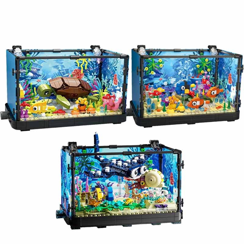 Marine Aquarium Kit - Conjunto de blocos de construção para