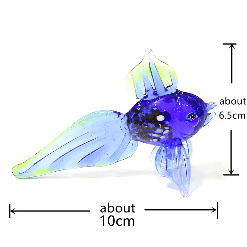 Mini estatuetas de vidro muran - Aquarium Marine Color avaliação e preço