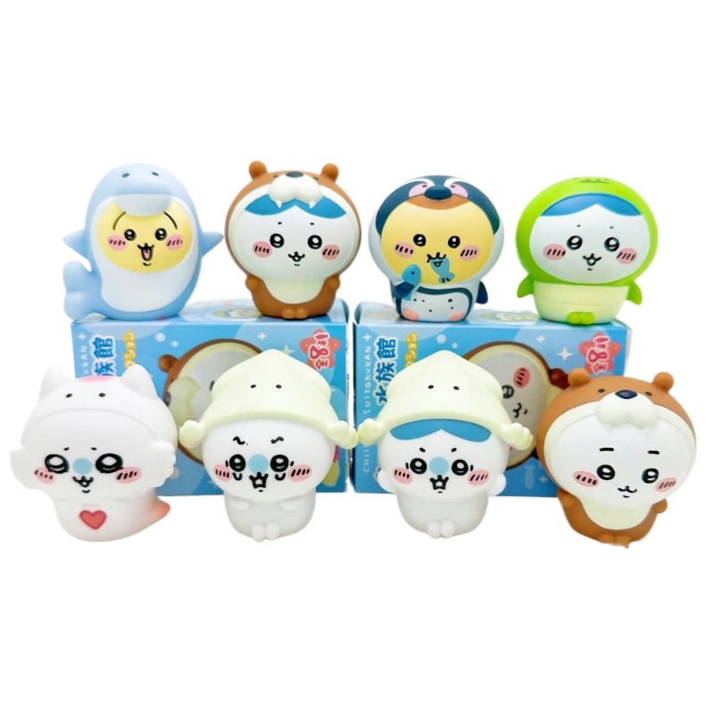 8 peças/caixa Figuras Kawaii C - Marine Aquarium Kit avaliação e preço