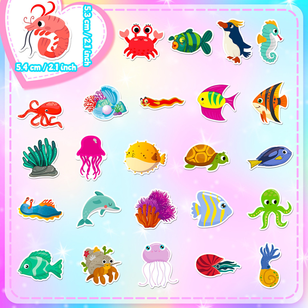 50 Adesivos de Vida Marinha -  - Marine Life Aquariums avaliação e preço