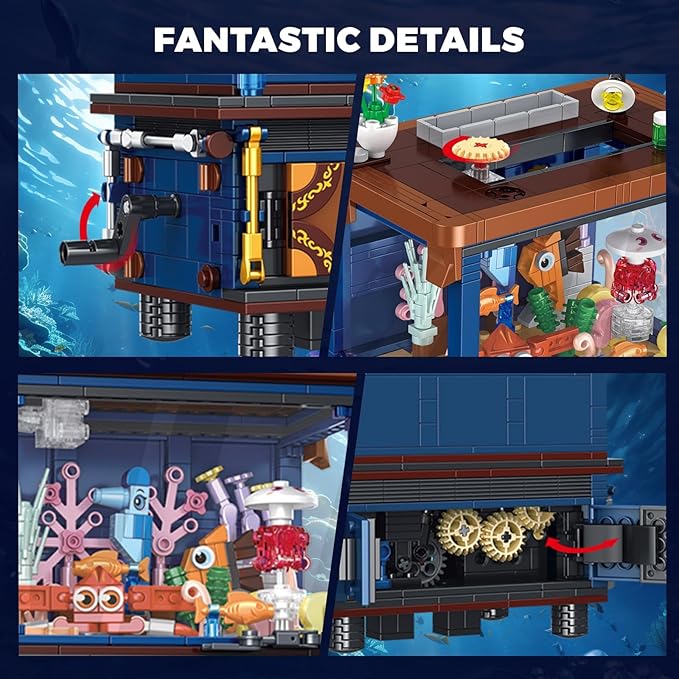 Kits de Blocos de Construção d - Aquarium Marine World avaliação e preço