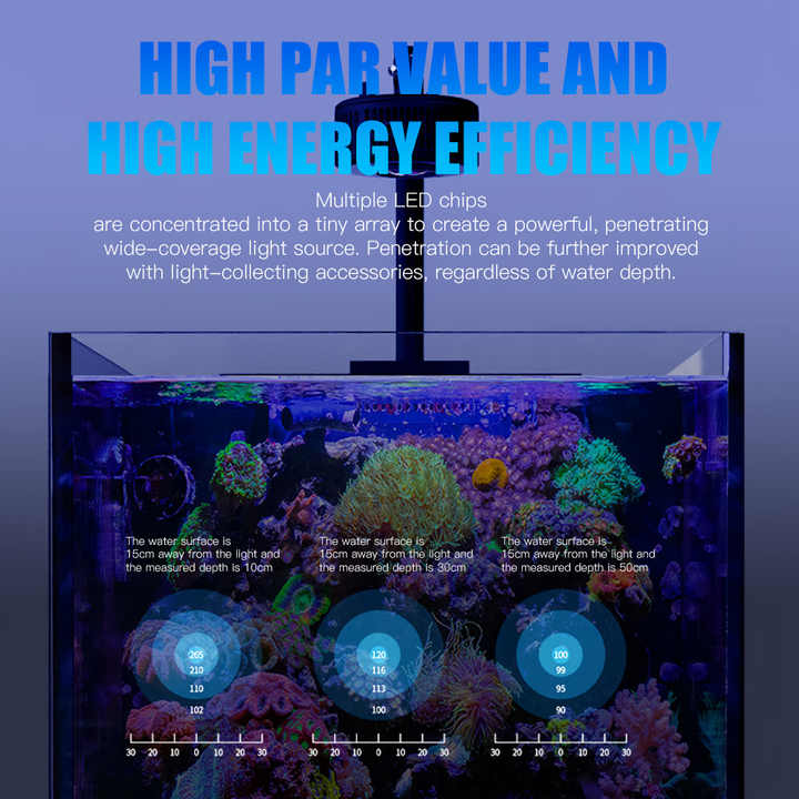 100w espectro completo wifi ap - Aquarium Marine Color avaliação e preço