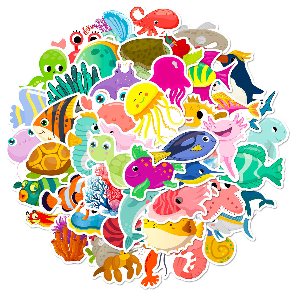 50 Adesivos de Vida Marinha: G - Marine Life Aquariums avaliação e preço