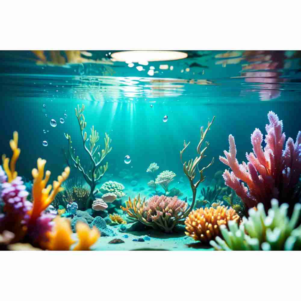 Mundo subaquático fundo do mar - Aquarium Marine World avaliação e preço