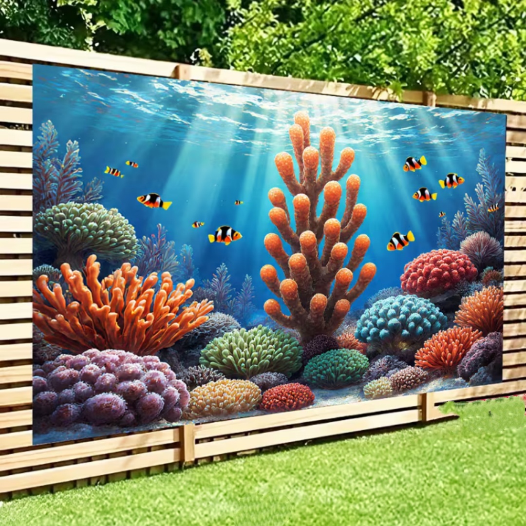Decoração de Fundo com Tema de - Aquarium Marine World avaliação e preço