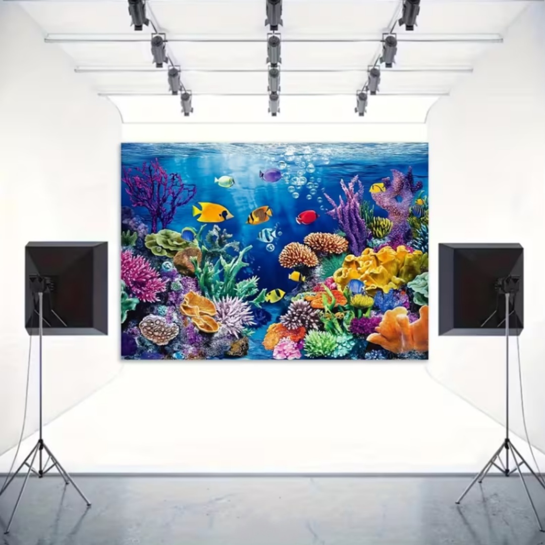 Decoração de Fundo com Tema de - Aquarium Marine World avaliação e preço