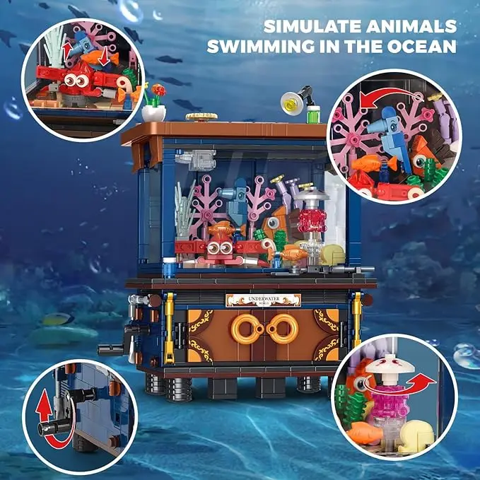 Kits de Blocos de Construção d - Aquarium Marine World avaliação e preço